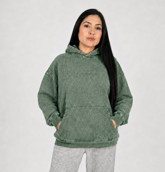 POLERÓN BOXY OVERSIZED - Verde