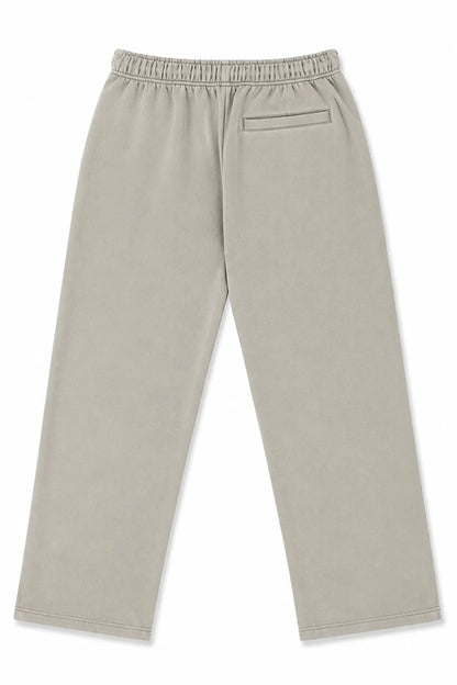 Pantalón Buzo Recto - Heavy Cotton - Cemento
