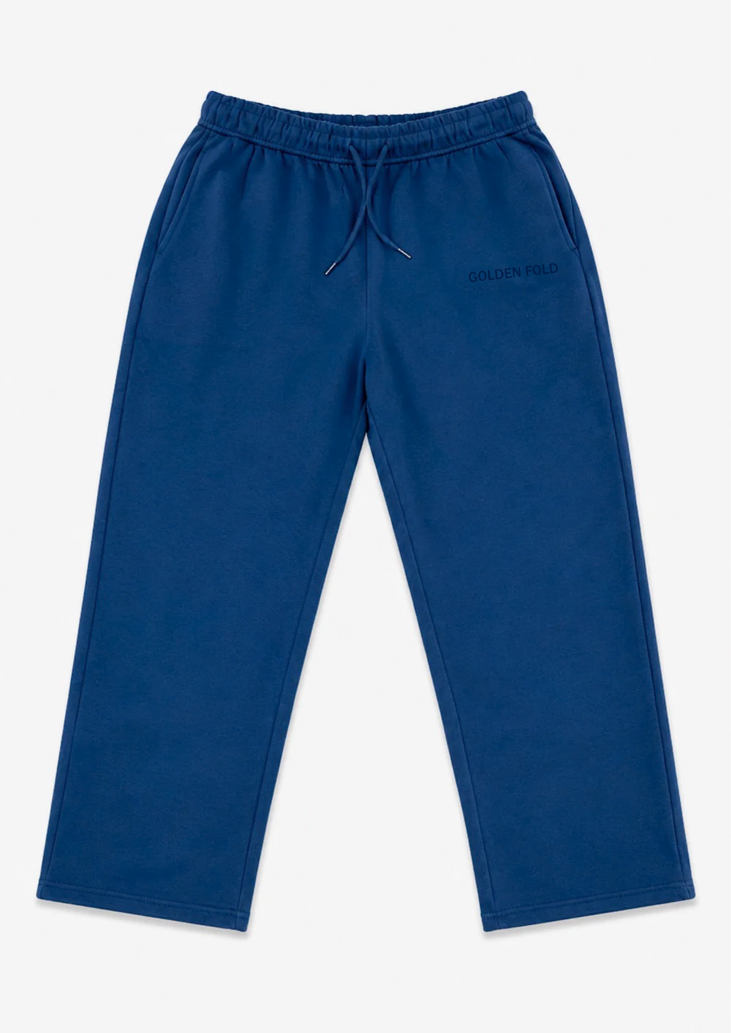 Pantalón Buzo Recto - Heavy Cotton - Azul Petróleo