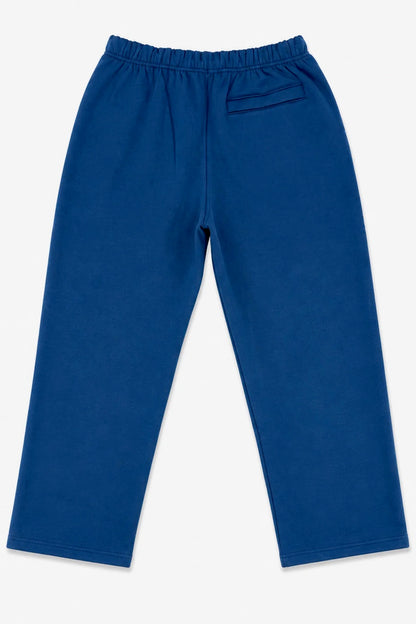 Pantalón Buzo Recto - Heavy Cotton - Azul Petróleo