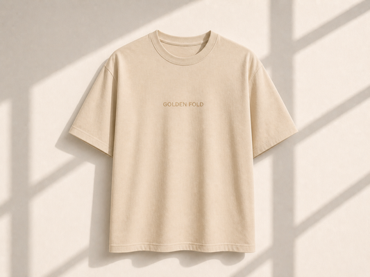 POLERA REGULAR FIT (HEAVYWEIGHT) - BEIGE