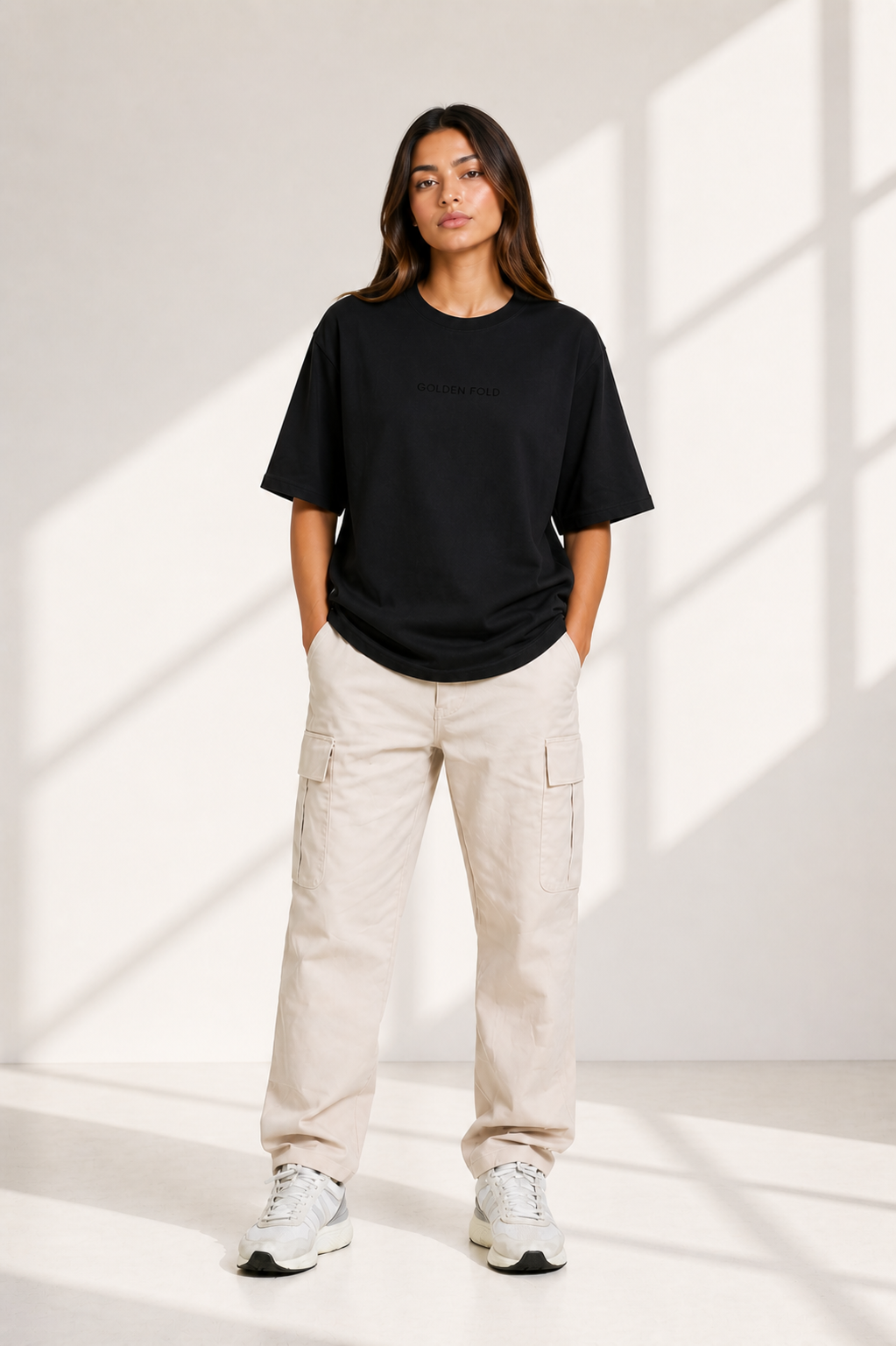 POLERA OVERSIZE - Negra