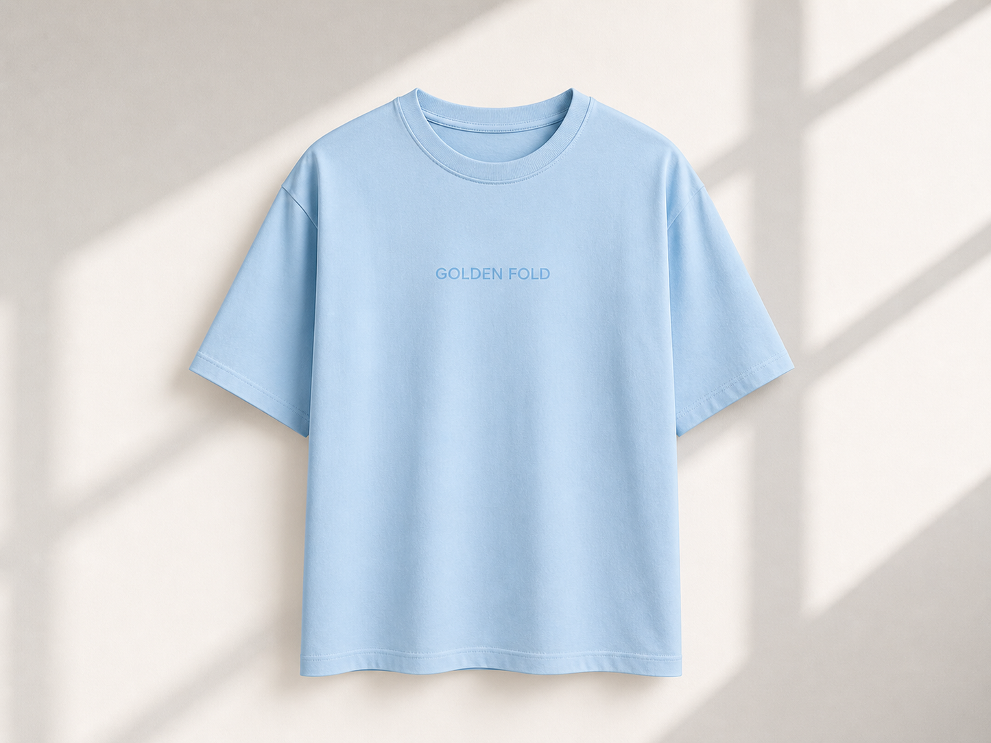 POLERA OVERSIZE - Celeste