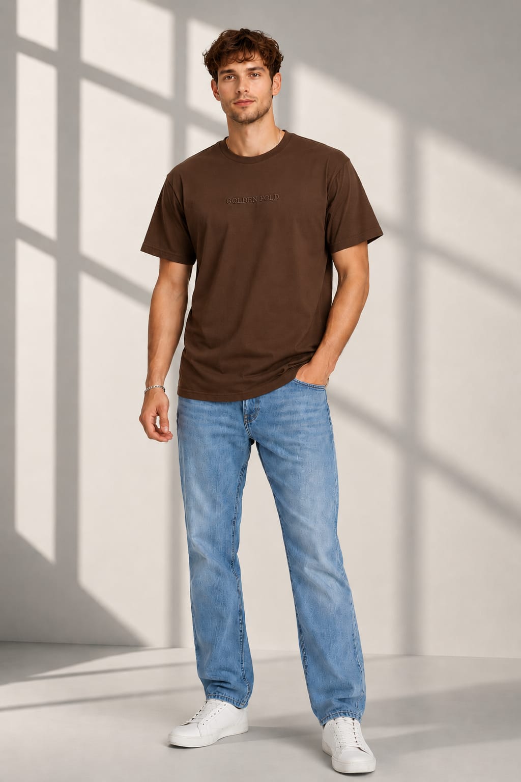 POLERA REGULAR FIT (HEAVYWEIGHT) - MARRON