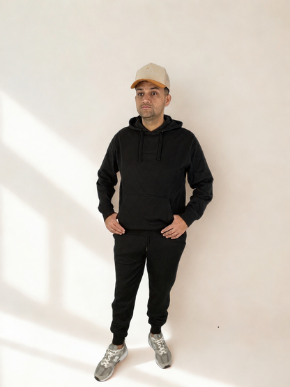 Conjunto Hoodie y Jogger - Negro