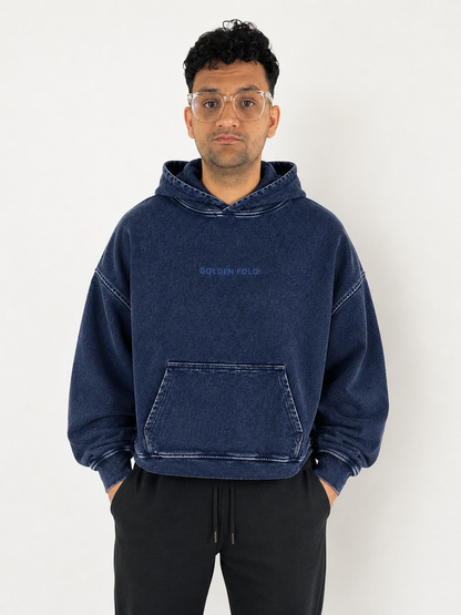 POLERÓN BOXY OVERSIZED - MARINO