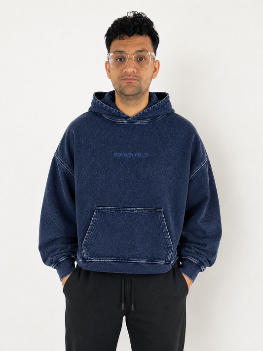 POLERÓN BOXY OVERSIZED - MARINO