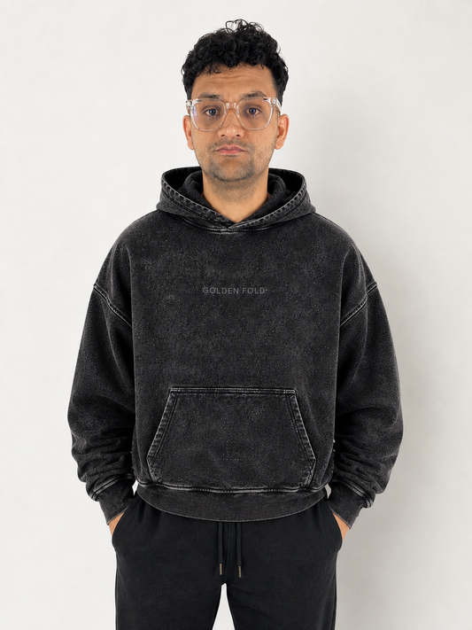 POLERÓN BOXY OVERSIZED - Negro