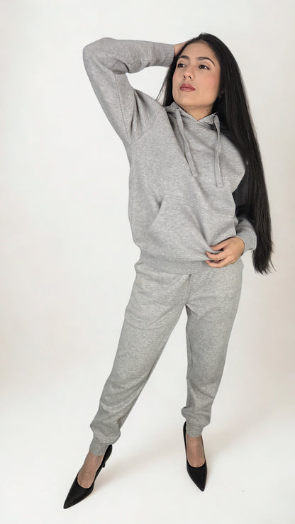 Conjunto Hoodie y Jogger - Gris