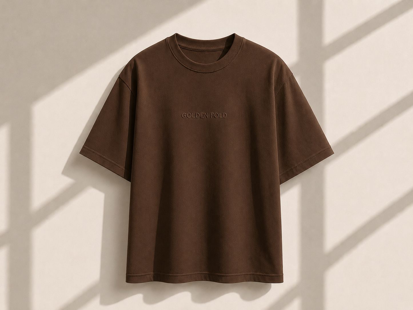 POLERA REGULAR FIT (HEAVYWEIGHT) - MARRON