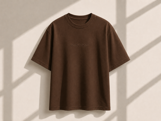 POLERA REGULAR FIT (HEAVYWEIGHT) - MARRON