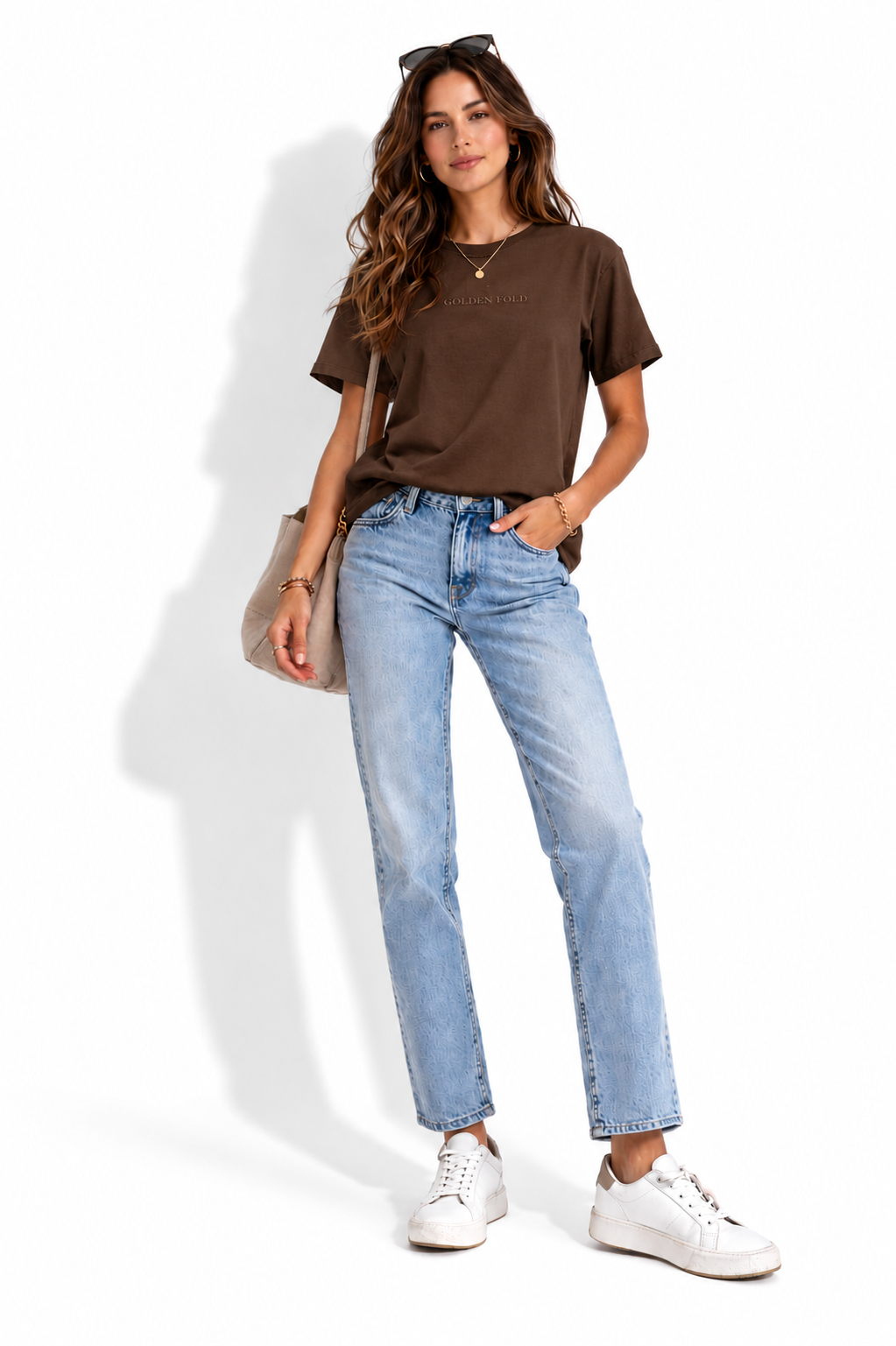 POLERA REGULAR FIT (HEAVYWEIGHT) - MARRON